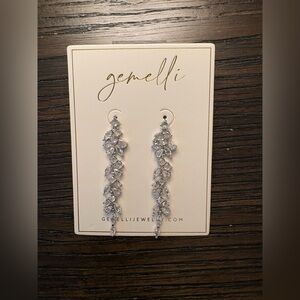 NEW Gemelli Silver Drop Earrings